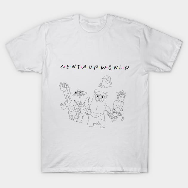 Centaurworld Color-In T-Shirt by ZkyySky